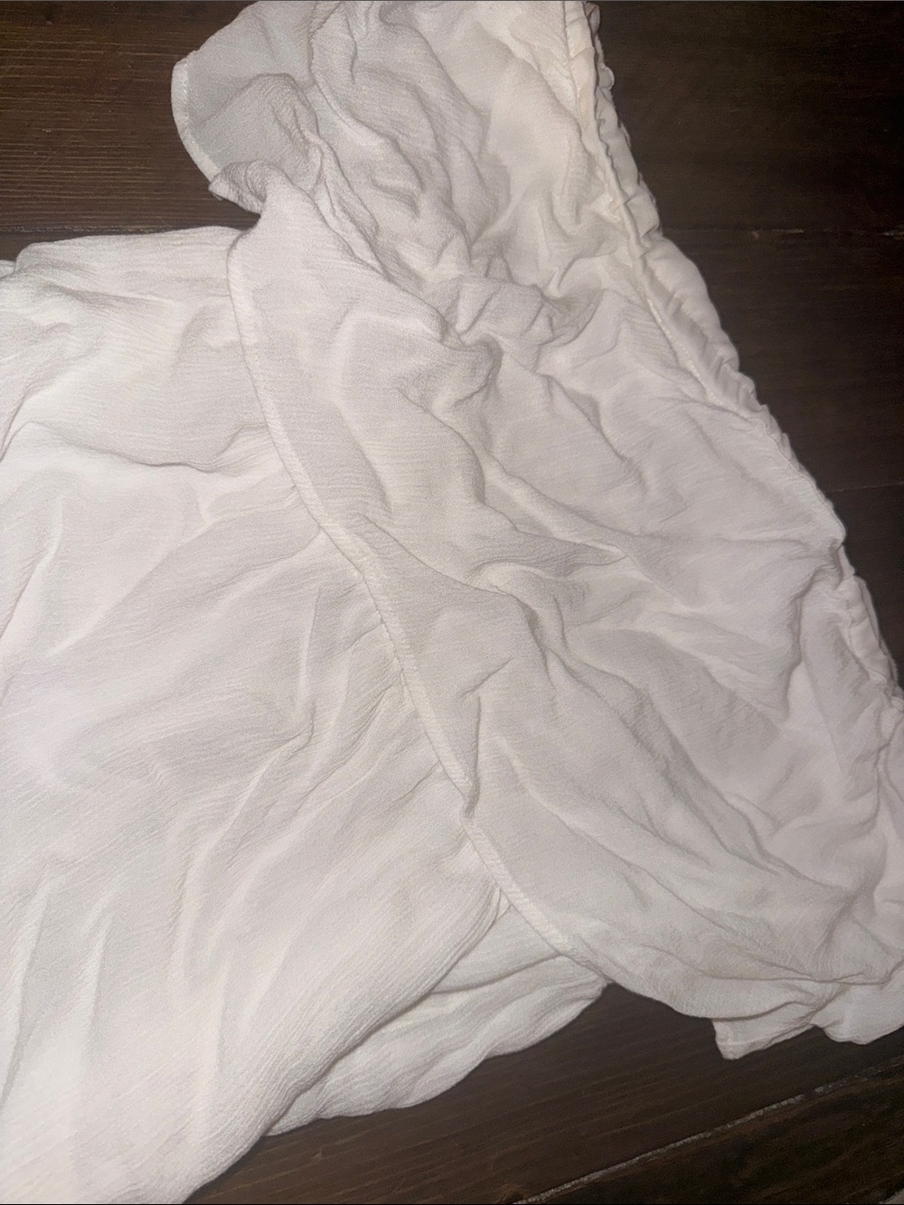 Wayf White Strapless Ruffle Sundress - Picture 2 of 3
